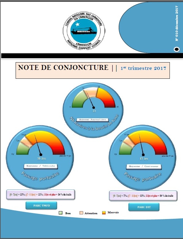 Note de Conjoncture 010 , 1er trimestre 2017